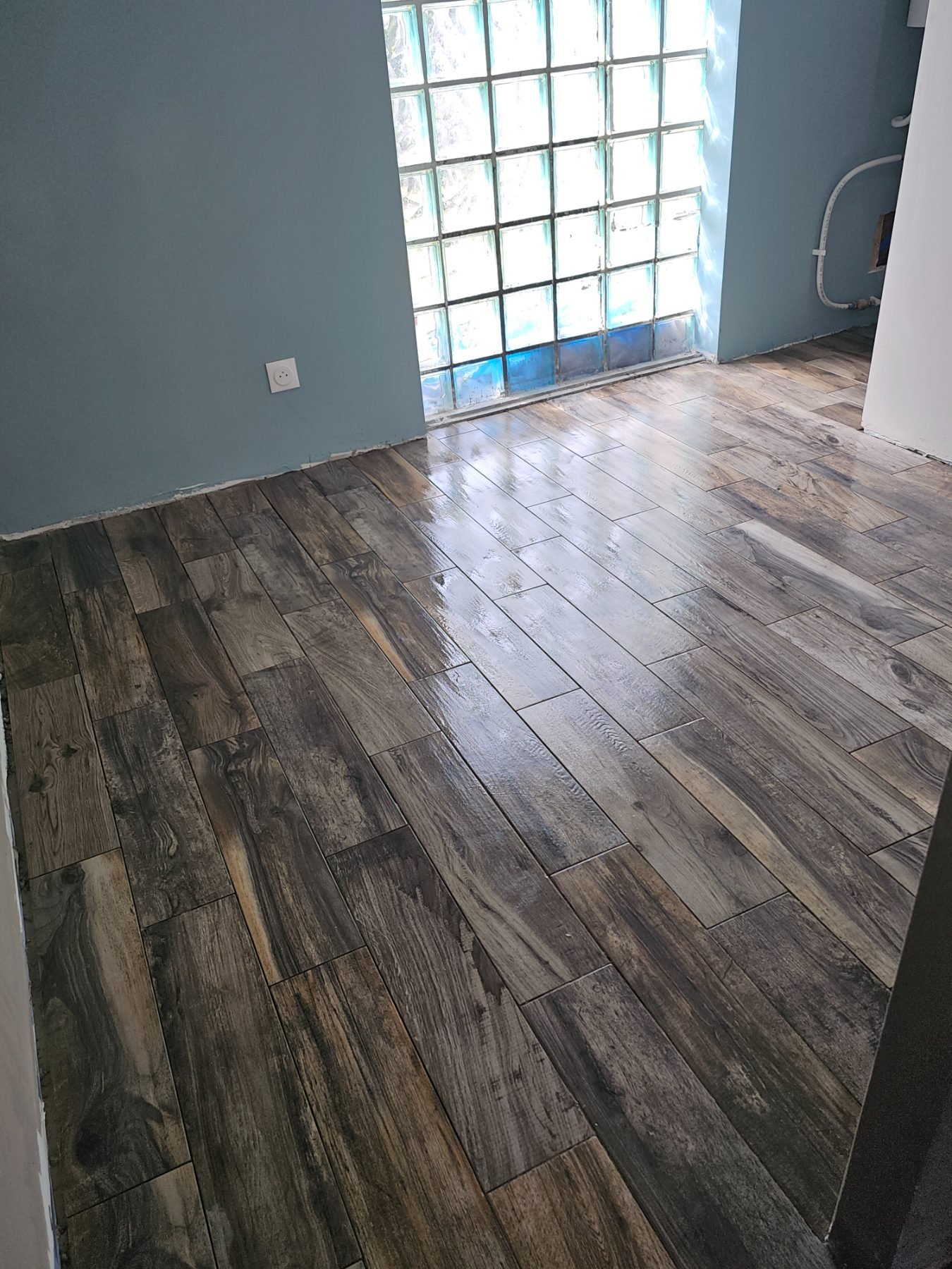 Carrelage posé